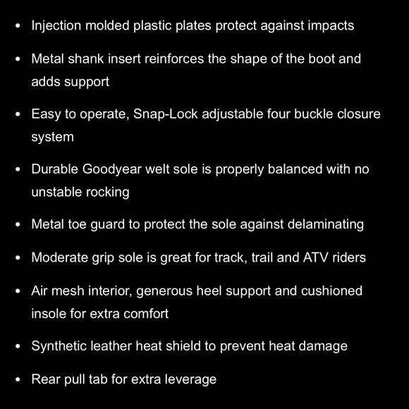 O'Neal Youth Rider Boots - Black NWT - Picture 11 of 13